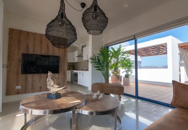 Villa en Playa Blanca - Villa Briseida con preciosas vistas