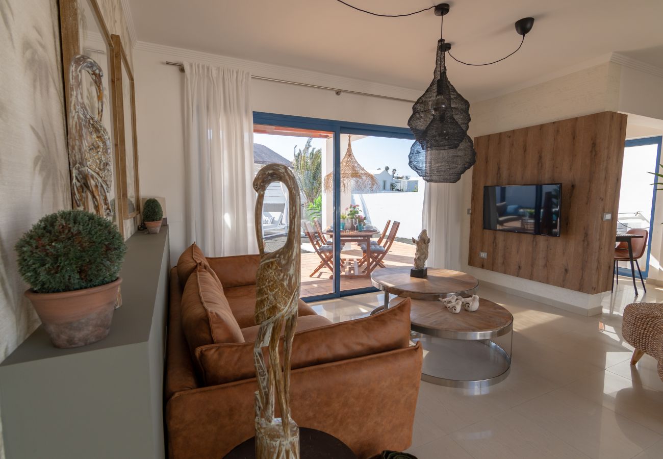 Villa en Playa Blanca - Villa Briseida con preciosas vistas