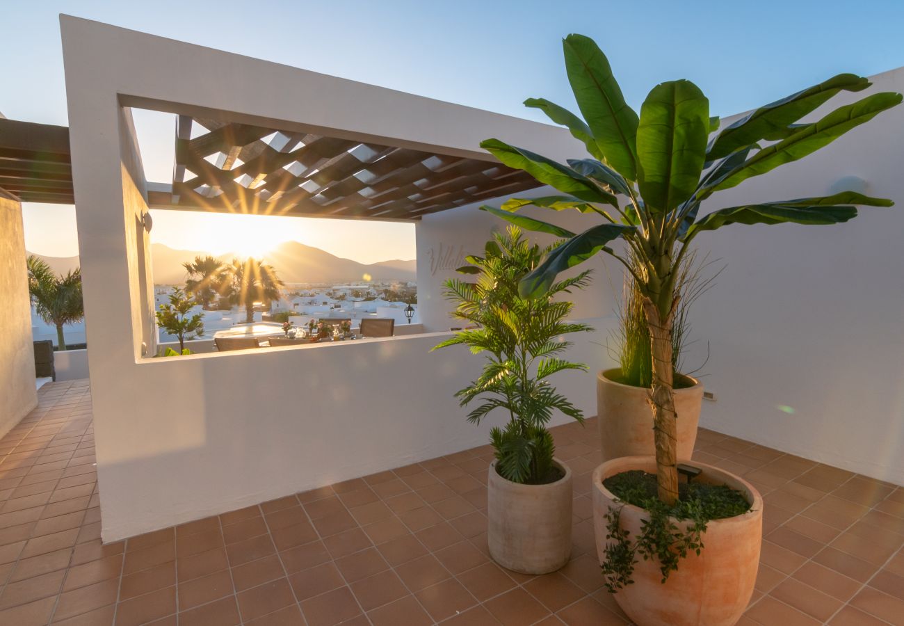 Villa en Playa Blanca - Villa Briseida con preciosas vistas