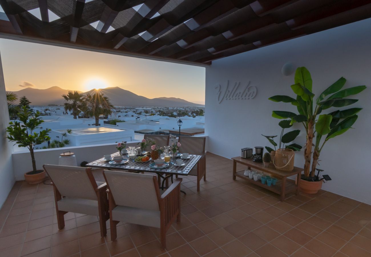 Villa en Playa Blanca - Villa Nayra con hermosas vistas