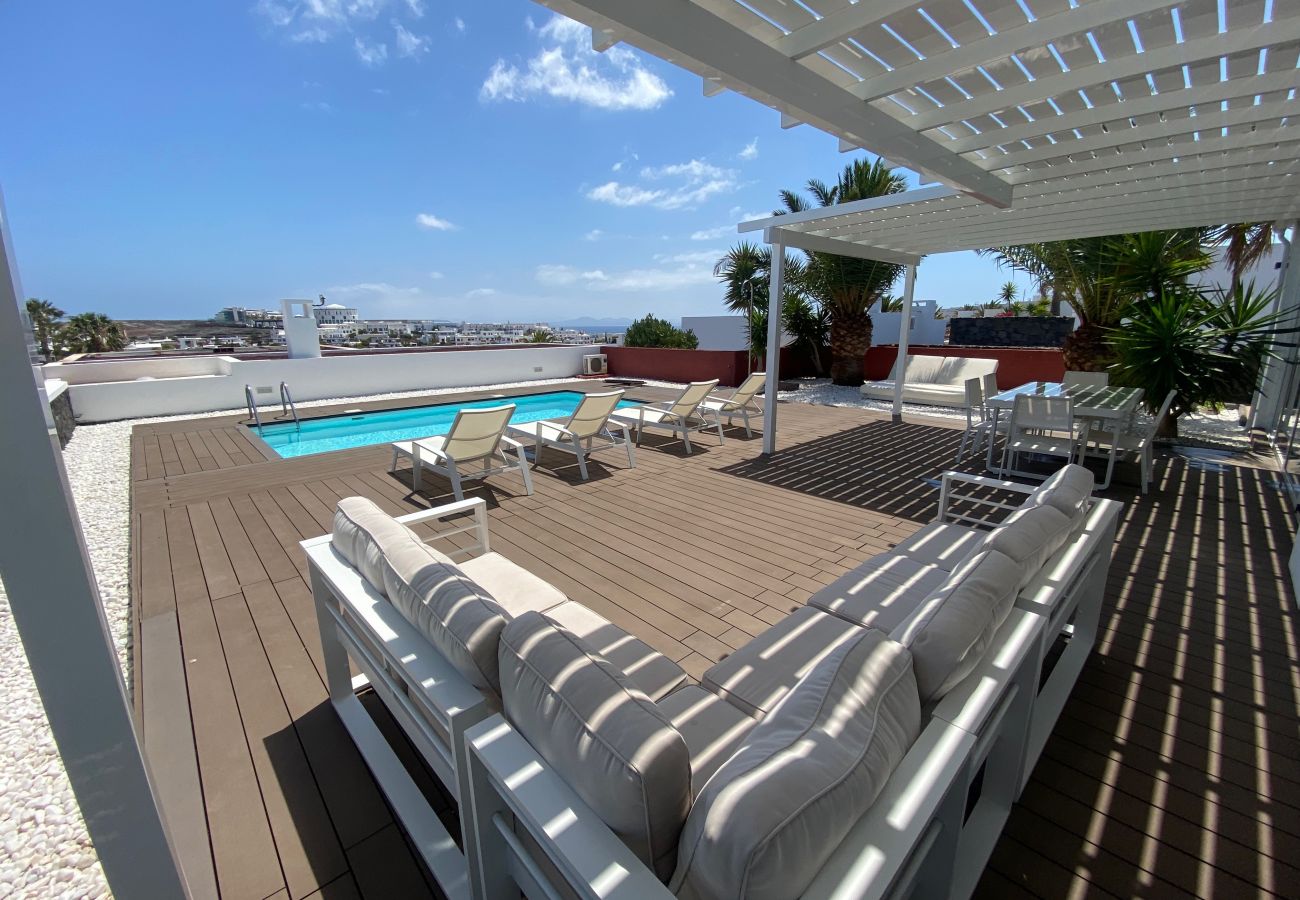 Villa en Playa Blanca - Villa María con hermosas vistas