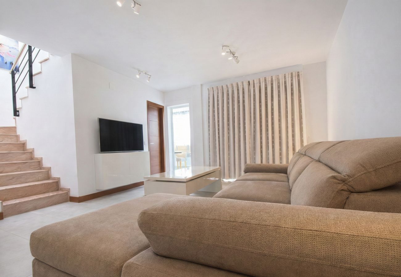 Detail comfortable sofas living room Villa Marina